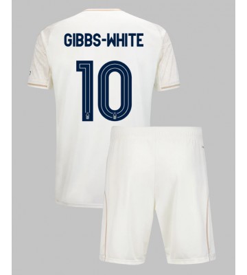 Nottingham Forest Morgan Gibbs-White #10 Dětské Venkovní Dres 2025-26 Krátký Rukáv (+ trenýrky)